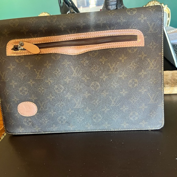 Louis Vuitton Other - Vintage Louis Vuitton Monogram Portfolio Document Holder Briefcase Organizer
